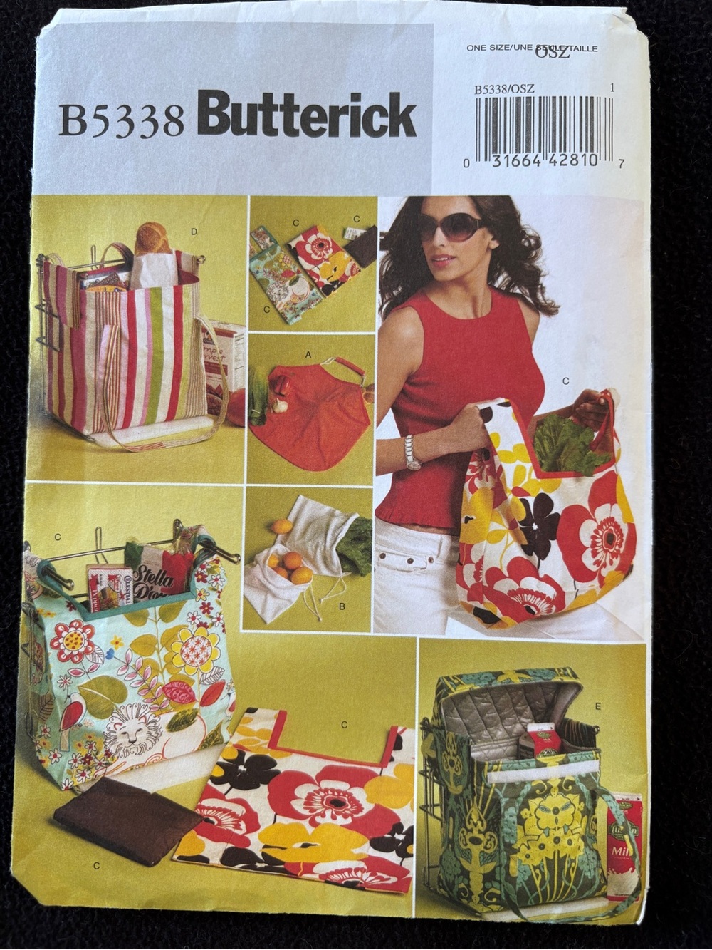 Butterick Pattern B5338 for Shopping Bags